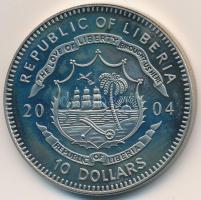 Libéria 2004. 10$ "Szabadság pillanatai-Teréz anya (Nobel-békedíj) 1979" multicolor tanúsí...