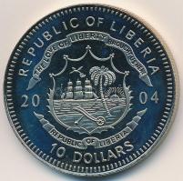 Libéria 2004. 10$ "Szabadság pillanatai - Rákóczi szabadságharc 1703" multicolor tanúsítvá...