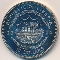 Libéria 2004. 10$ "Szabadság pillanatai-Mózes kivezeti népét Egyiptomból Kr.e. 1250" multi...