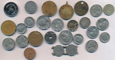 27db-os vegyes érme és zseton tétel, benne "Vi Centenario Dalla Traslazione 1894-95" T:veg...