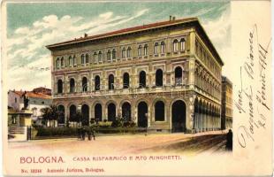 Bologna, Cassa Risparmico e Mto Minghetti / savings bank (EK)