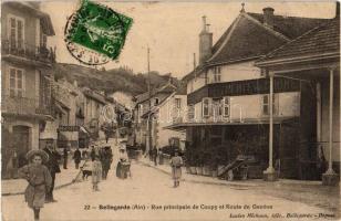 Bellegarde, Rue principale de Coupy, Route de Geneve, Brasserie / streets, brewery