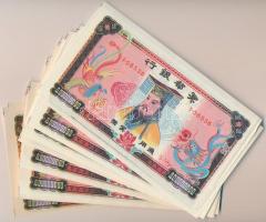 Kína DN Égetési pénz eredeti csomagolásban 90db 400.000.000 névértékben T:I,I- China ND Hell banknotes in original packing 90x 400.000.000 C:UNC,AU