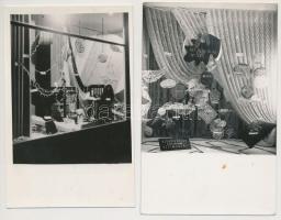 Kirakatok fotói az 50-es évekből, 5 db, 9x14 cm