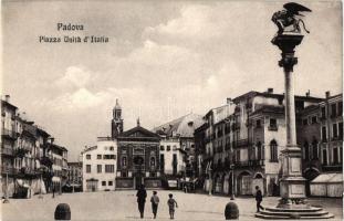 Padova, Piazza Unita d'Italia / square, monument