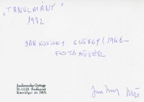 1972 Jankovszky György(1946-): Tanulmány, feliratozva, aláírt, pecséttel jelzett, 13x18 cm