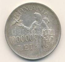 Románia 1946. 100000L Ag T:2-