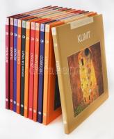 Világhíres Festők 1-11. kötet. Bp., 2006-2010, Kossuth Kiadó. Kiadói modern keménykötésben.  sorozat...