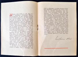 1947 Magyar- Szovjet Művelődési Társaság nyomtatványai, 2db, különböző méretben és minőségben
