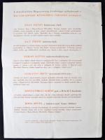 1947 Magyar- Szovjet Művelődési Társaság nyomtatványai, 2db, különböző méretben és minőségben