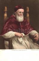 Ritratto di Papa Giulio II / Pope Julius II, litho s: Raffaello Sanzio