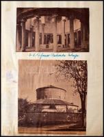 1936  Olaszországi tanulmány útról készült füzet, több mint 300 db újságkivágás a főbb nevezetessége...