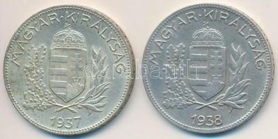 1937-1938. 1P Ag (2x) T:2