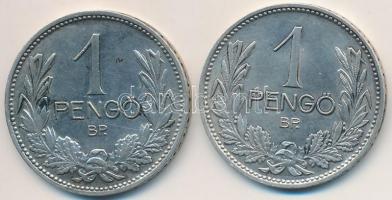 1937. 1P Ag (2x) T:2