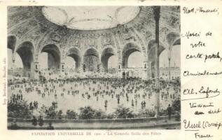 1900 Paris, Exposition Universelle, La Grande Salle des Fetes / interior (fa)