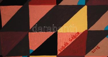 Sugár Gábor (1976- ): Kutyus. Akril, vászon, jelzett, 70×50 cm