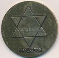 Hollandia 1995. "Westerborki tábor - Felszabadulás 50. évfordulója" Br emlékérem eredeti tokban (36mm) T:2- Netherlands 1995. "Camp of Westerbork - 50th Anniversary of the Liberation" Brl medal in original case (36mm) C:VF