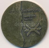 Hollandia 1995. "Westerborki tábor - Felszabadulás 50. évfordulója" Br emlékérem eredeti t...
