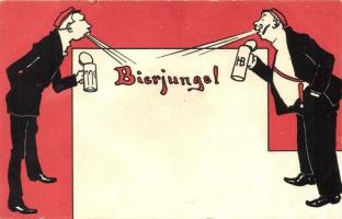 Bierjunge! / beer drinking game, studentica (b)