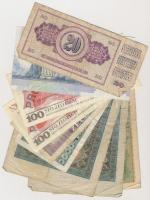 30db-os vegyes külföldi bankjegy tétel T:vegyes
30pcs of banknotes from various countries C:mixed