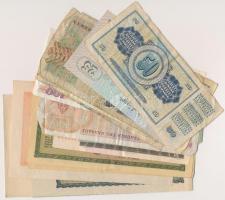 30db-os vegyes külföldi bankjegy tétel T:vegyes
30pcs of banknotes from various countries C:mixed