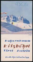 1936 Kilzbühel, Tirol, Ausztria utazási prospektus / tourist guide