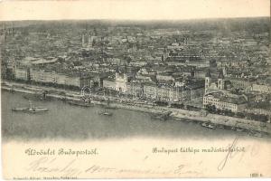 Budapest, Dunai látkép madártávlatból; Edgar Schmidt