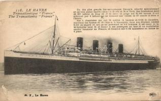 SS France, Transatlantic liner between Le Havre and New York (EB)