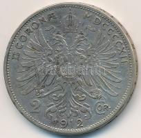 Ausztria 1912. 2K Ag "Ferenc József" T:2,2-
Austria 1912. 2 Corona Ag "Franz Joseph&...