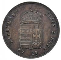 1867. "I. Ferenc József budai koronázására" Br koronázási zseton. "A BUDA PESTI KORON...
