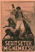 'Segítetek! Míg nem késő!', kiadja Magyarország Területi Épségének Védelmi Ligája / Hungarian irredenta, s: Krémer Amália (fa)