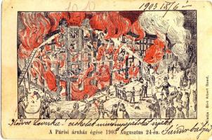 Budapest Párisi áruház égése (EB)