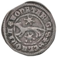 1235-1270. Szlavón Denár Ag "IV. Béla" (0,79g) T:2
Unger I.: Sz. 4