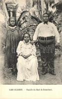 Iles Gilbert, Famille du Chef de Butaritari / Butaritarian folklore from the Gilbert Islands