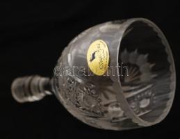 Vega Crystal csengő, csiszolt ólomkristály, m:13 cm