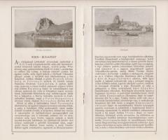 1930 A Duna Passautól Giurgiuig és Russzeig, képekkel illusztrált prospektus, kis térképpel, 40p
