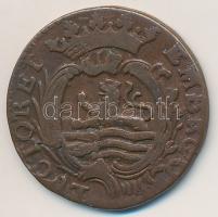 Hollandia / Zeeland 1768. 1D Cu (3,41g) T:3
Netherlands / Zeeland 1768. 1 Duit Cu (3,41g) C:F
Krau...