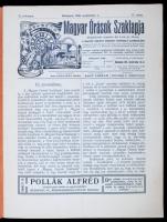 1908 a Magyar Órások Szaklapja 10. évf. 17. lapszáma, benne számos érdekességgel