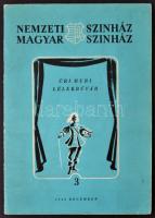 1948 Nemzeti Színház, Magyar Színház, Uri Muri Lélekbúvár, pp.:18, 20x14cm