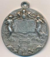 Vatikán 1925. "Katolikus Misszió Kiállítás" ezüstözött fém emlékérem (26mm) T:2 kis ph.
V...