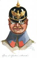 Officier dinfanteri allemand / German military officer, Visé Paris No. 29. Leurs Caboches s: Emile Dupuis
