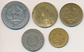 Románia 1952. 1b + 3b + 5b + 10b + 25b T:2,2-
Romania 1952. 1 Ban + 3 Bani + 5 Bani + 10 Bani + 25 ...