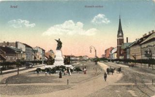 Arad, Kossuth szobor / statue (EK)