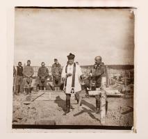 cca 1916 Brandmayer (Bántay) Alfréd tábornokot és Torma Imre tábori lelkészt ábrázoló két jó állapot...