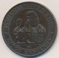 Spanyolország 1870OM 5c Br T:2
Spain 1870OM 5 Centimos Br C:XF