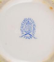 Herendi váza, kézzel festett, teteje hiányzik, jelzett, m:12