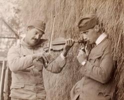 1915 Két I. világháborús  keleti fronton készült fotólap