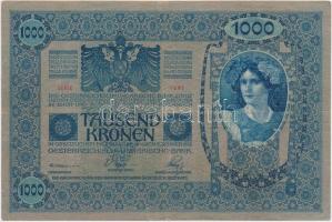 1902. 1000K piros "MAGYARORSZÁG" felülbélyegzéssel T:III