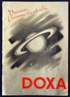 cca 1960 Doxa fényképes  katalógus, pp: 16, 19x13cm