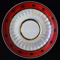 Szovjet porcelán (Minszk Porcelángyár), két személyes teás készlet, jelzett, hibátlan